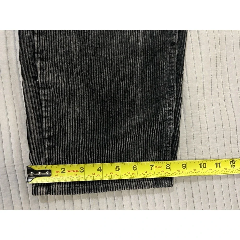 Empyre Corduroy Pants Dark Brown Baggy Y2k Skater Relaxed Pants Size 28x26 - Picture 5 of 11